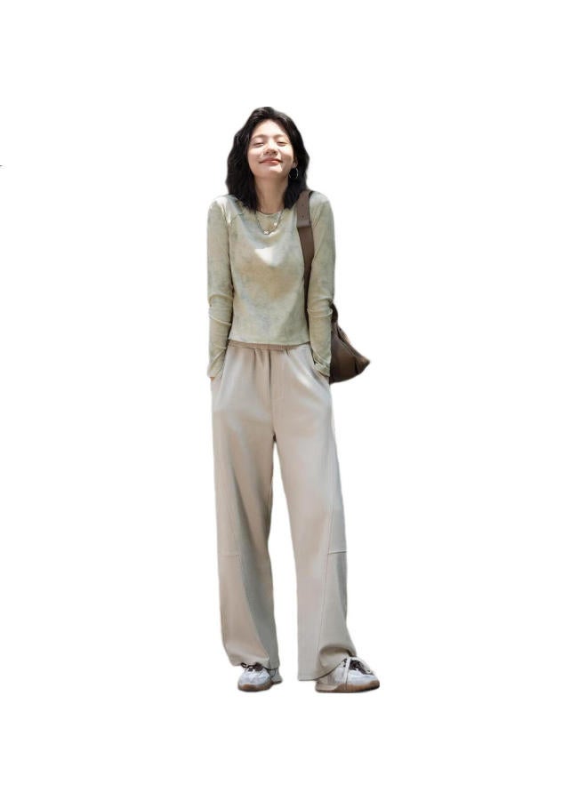 dme "Elegant And Slim Fit Shoulder-Off Printed T-Shirt" For Spring And Autumn - Image 1