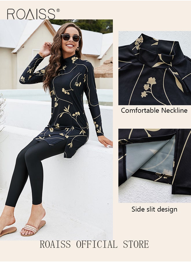 2-Piece Set Women Split Swimsuit Women Long-Sleeved Sun Protection Beach Wear Surf Wear - pzsku/Z595CE873FBF8ECC8B614Z/45/_/1700123888/a482762d-da65-451b-a886-6531de4df0b4