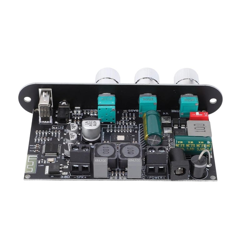 WALFRONT Bluetooth 5.3 Amplifier Board 100W Stereo AMP Module with TPA3116D2 Chip Speaker Pairing AUX USB Input for DIY Wireless Speakers - Image 4