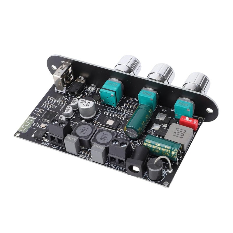 WALFRONT Bluetooth 5.3 Amplifier Board 100W Stereo AMP Module with TPA3116D2 Chip Speaker Pairing AUX USB Input for DIY Wireless Speakers - Image 3