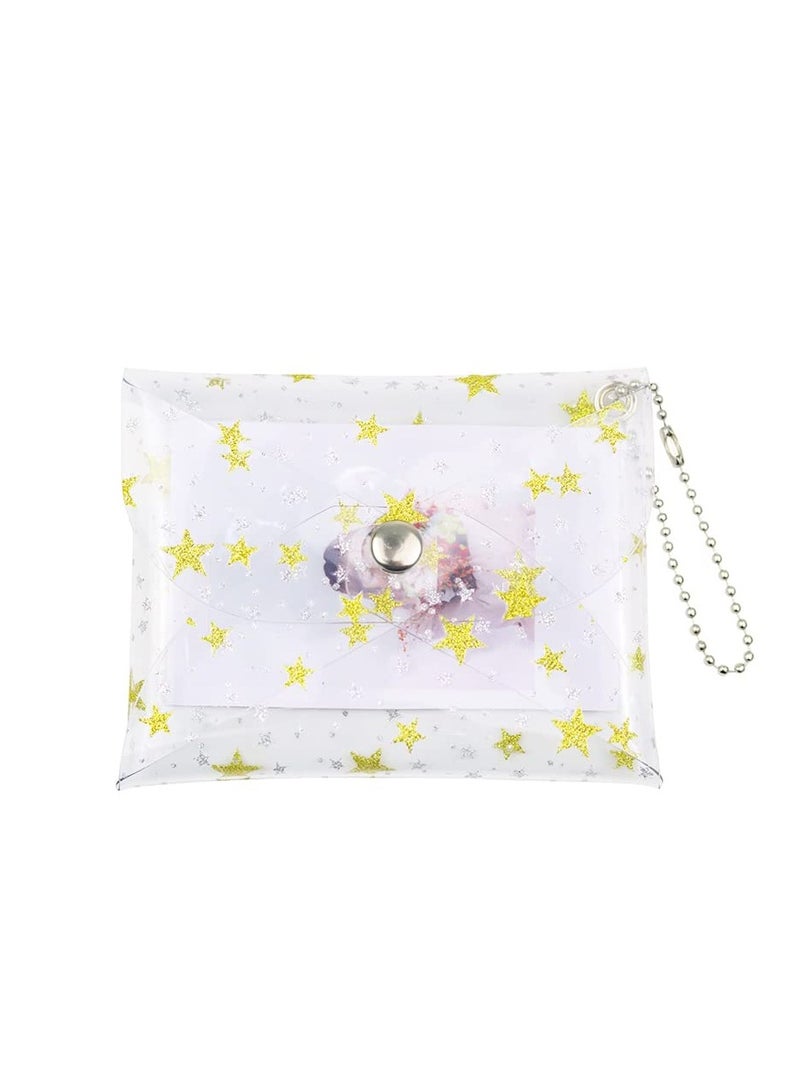 SYOSI Photo Storage Bag for Fujifilm Instax Mini 11, Camera Square Photo Wallet Envelope Bag Accessories Storage Holster Star Daisy (2PCS) - Image 4