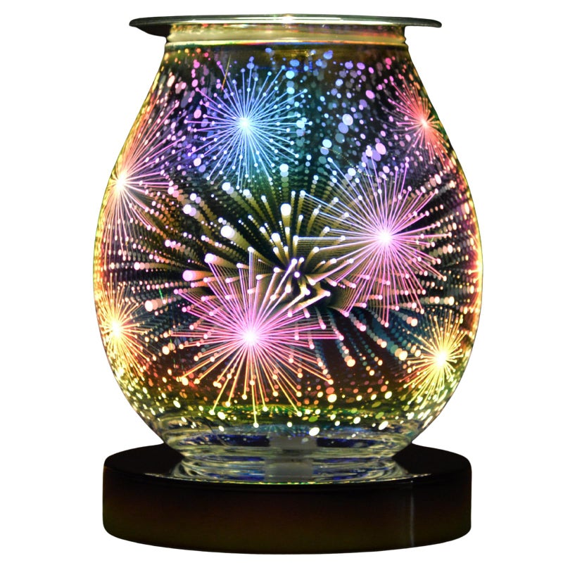 Cello Firework 3D Touch Electric Melt Burner  Electric Diffuser Wax Melt  Oil Burner New Home Gifts Home Decor Room Decor Bedroom Accessories and Office Accessories
