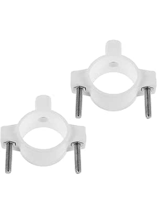 Universal 2Pcs Saddle Valve Clamp For Reverse Osmosis RO System Waste Water Drain Pipe - Image 1