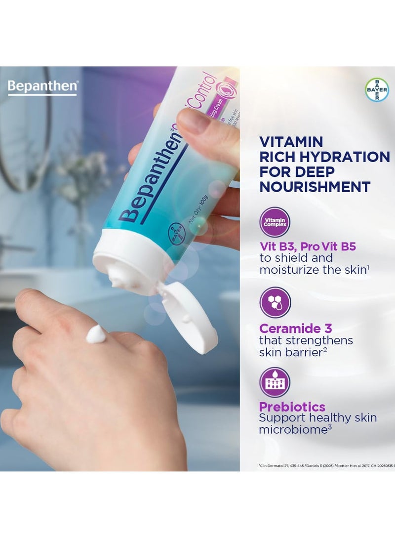 Bepanthen Sensi Control Daily Moisturizing Cream, Worlds No.1 Skincare Brand, For Dry & Sensitive Skin, 100 gm - Image 4