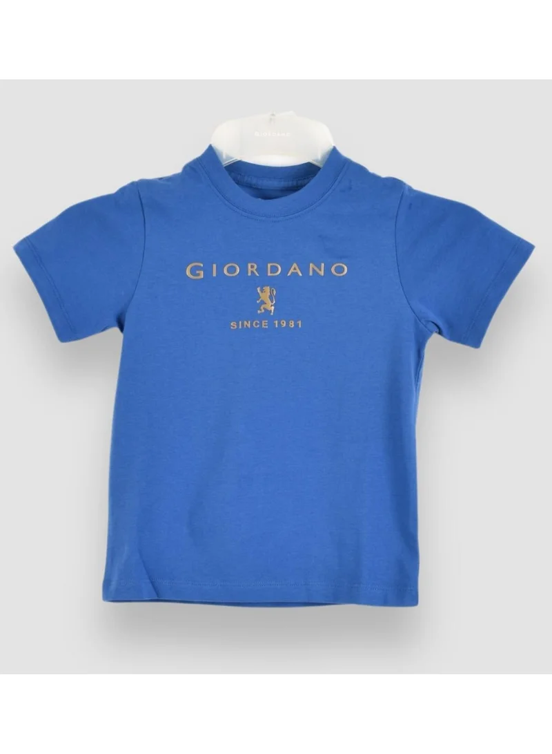 جيوردانو Junior Signature Print Tee - Blue