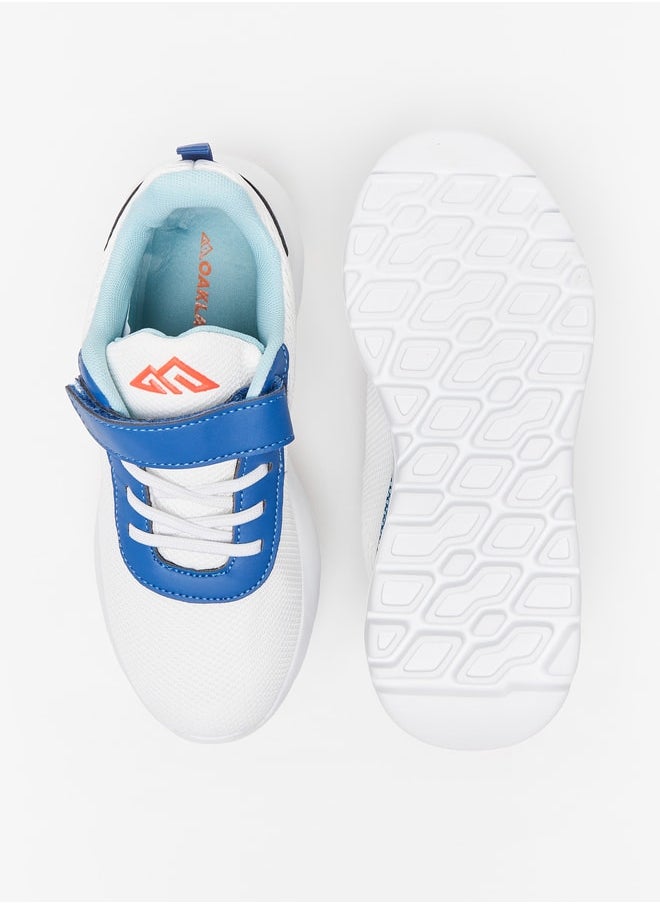 Oaklan by Shoexpress - Boys Textured Sports Shoes with Hook and Loop Closure - Image 1