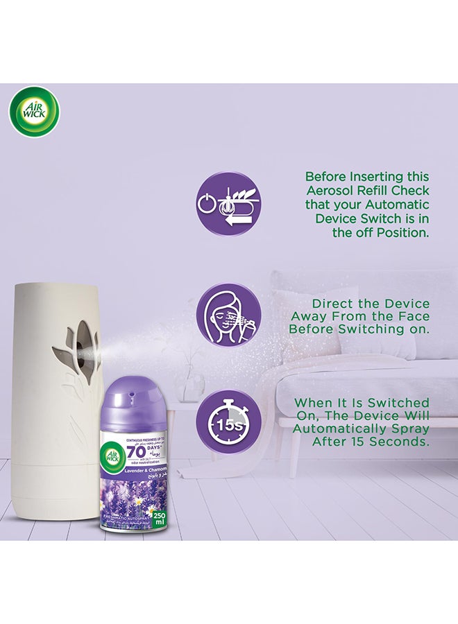 Air Wick Freshmatic Auto Spray kit, Lavender And Camomile Lavender & Camomile 250ml - Image 4