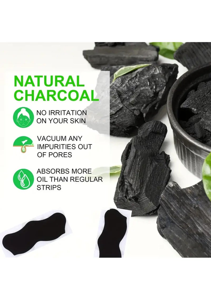إسكدنيا 50 قطعة من شرائط قناع المسام للرؤوس السوداء وحب الشباب، مزيل الرؤوس السوداء للوجه، شرائط الأنف الفحمية الطبيعية لتنظيف المسام، للجنسين، للرؤوس السوداء الدهنية وإزالة حب الشباب (أسود) - Image 5