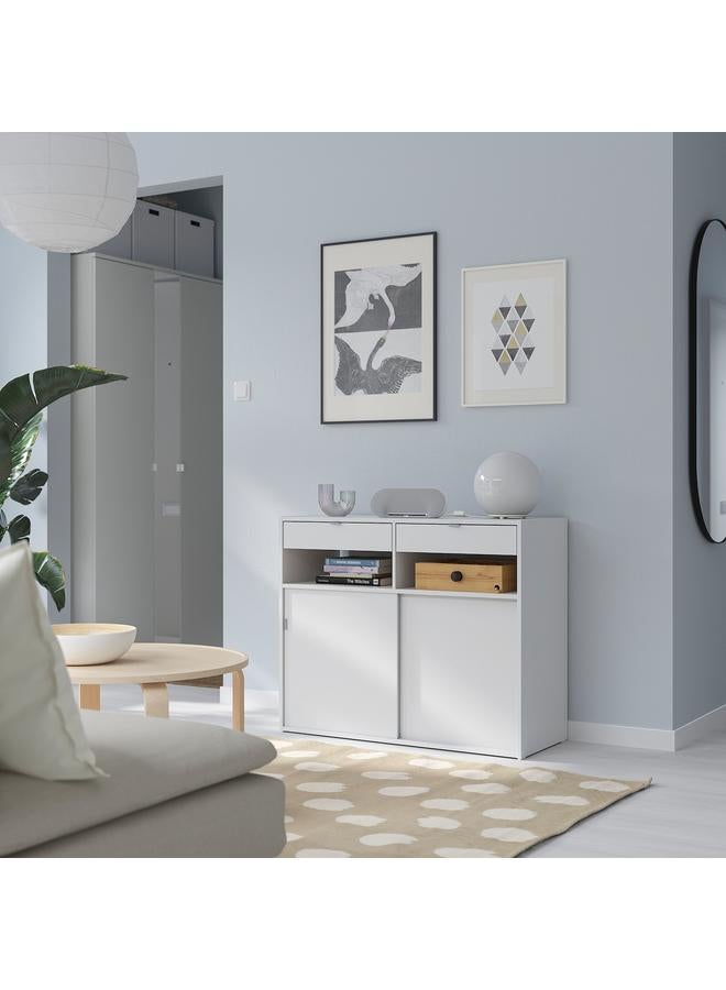 erorex Sideboard, Light Grey, 97X40X79 Cm - Image 4