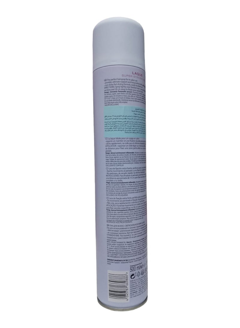 LAQUÉ LAQUE SUPER STRONG HOLD 500ML - Image 3
