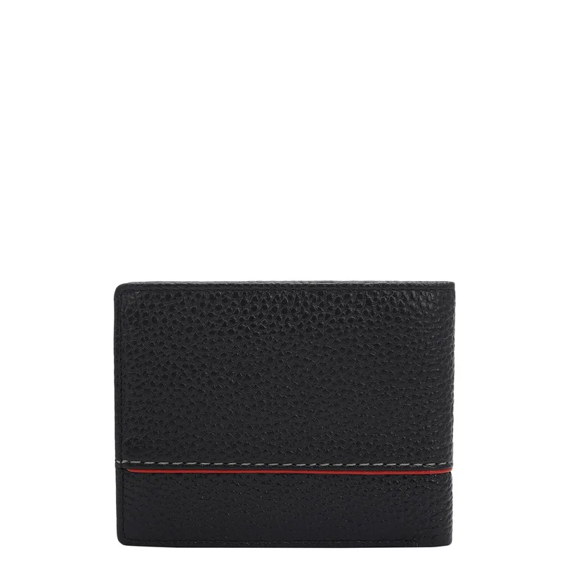 Da Milano black Black Bifold Leather Mens Wallet for Men | Best Price UAE