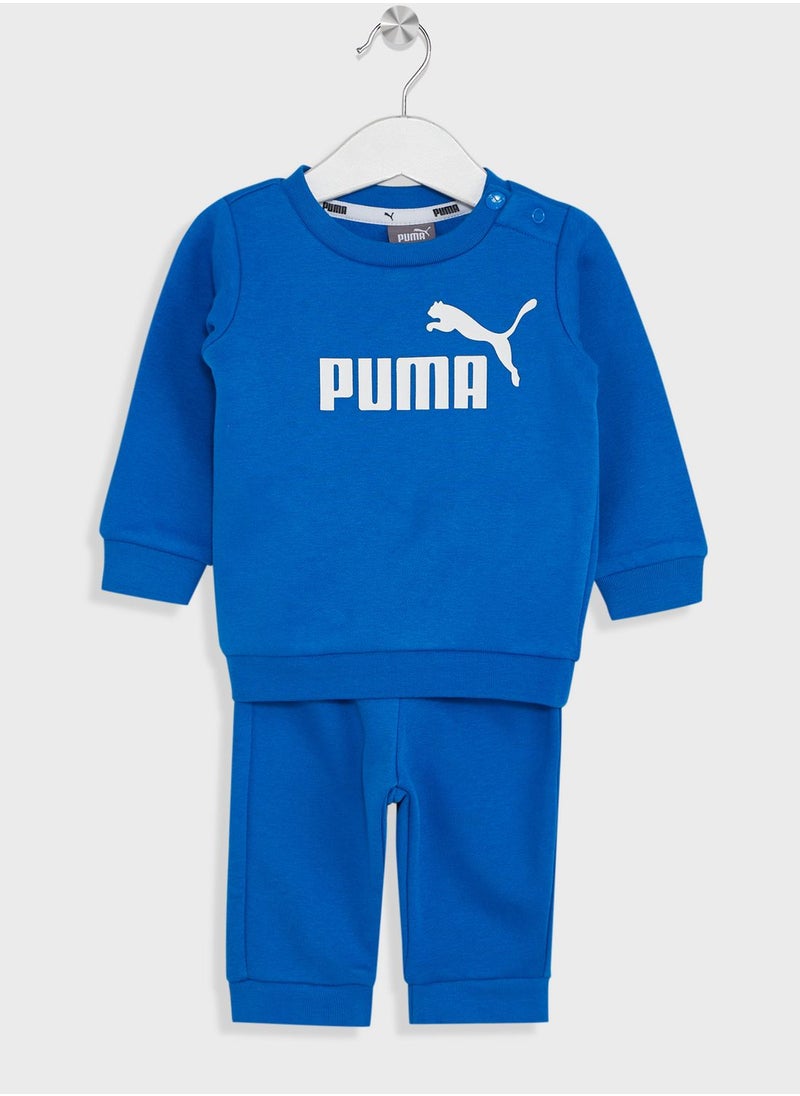 PUMA - Infants Essential Minicats Crew Joggers Fl - Image 1