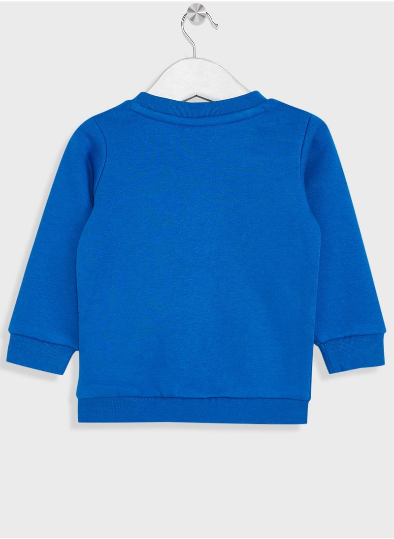 PUMA - Infants Essential Minicats Crew Joggers Fl - Image 1