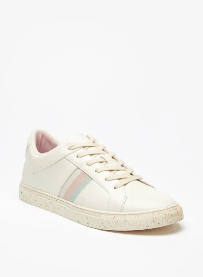 Lee Cooper Women's Textured Lace Up Casual Sneakers