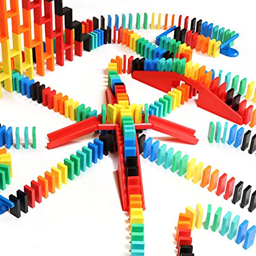 Bulk Dominoes ProDomino Kit  Dominoes Set STEM STEAM Small Toys Family Games for Kids Kids Toys and Games Building Toppling Chain Reaction Sets Expert - Image 5