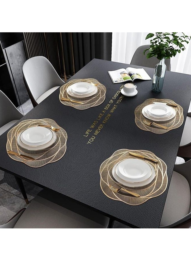 Round leather coaster (2 pieces)  - Image 1
