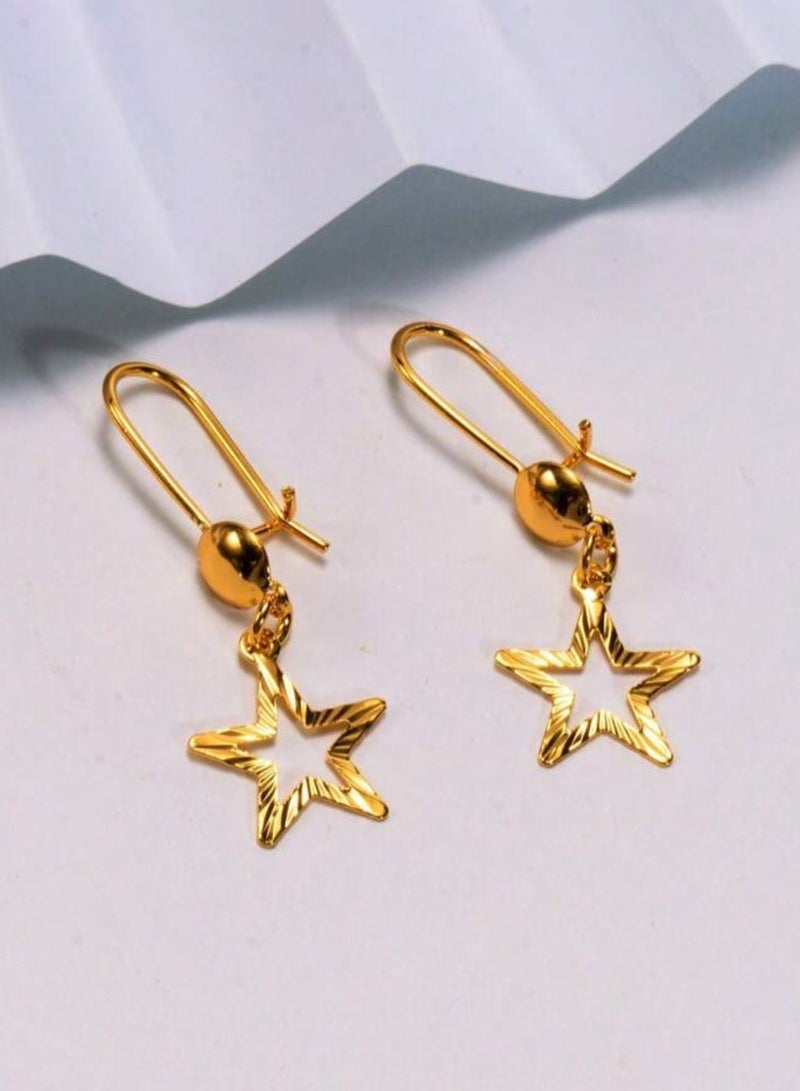 Jewelry 4You Elegant 21k Gold Plated Earrings For Women - Image 5