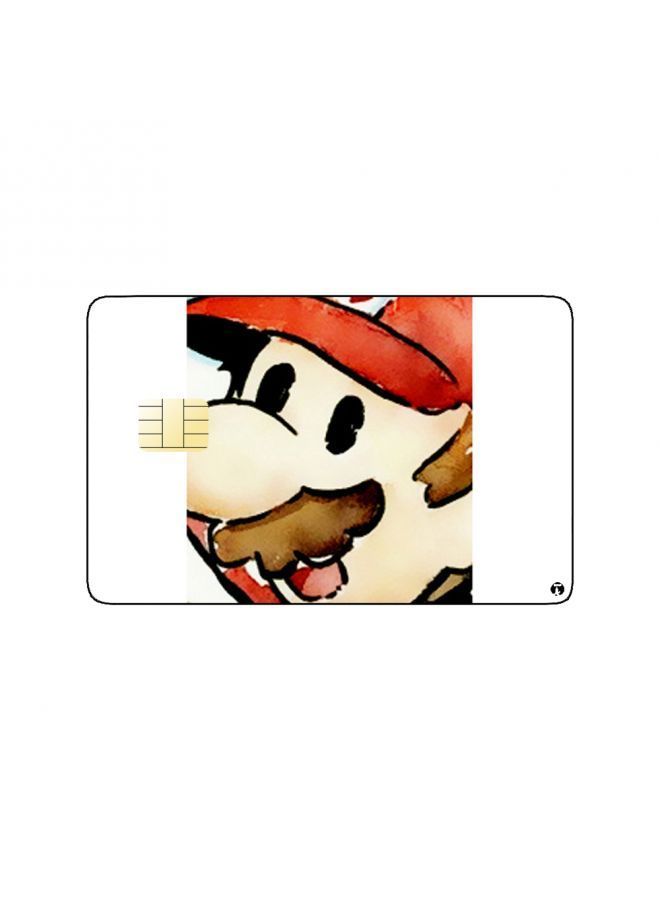 RKN PRINTED BANK CARD STICKER Super Mario Video Game - Image 2