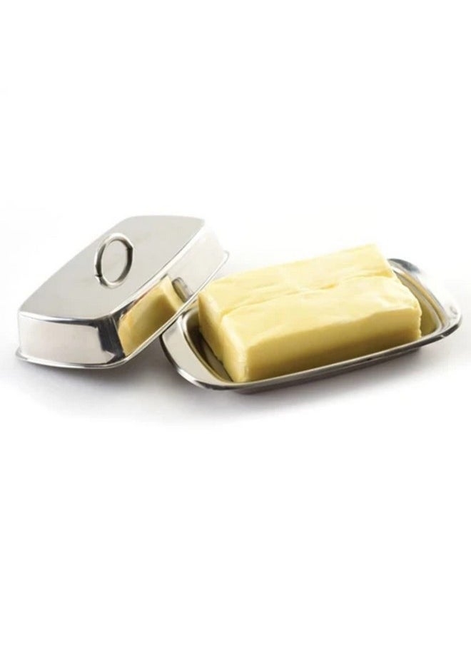 Norpro Norpro Stainless Steel Double Covered Butter Dish  - Image 2