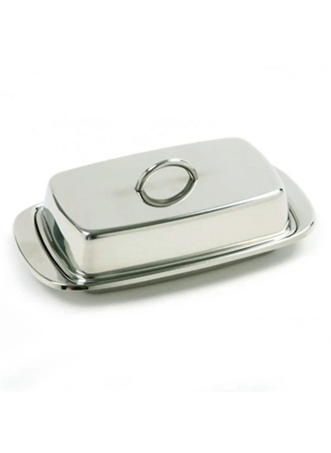 Norpro Norpro Stainless Steel Double Covered Butter Dish  - Image 1