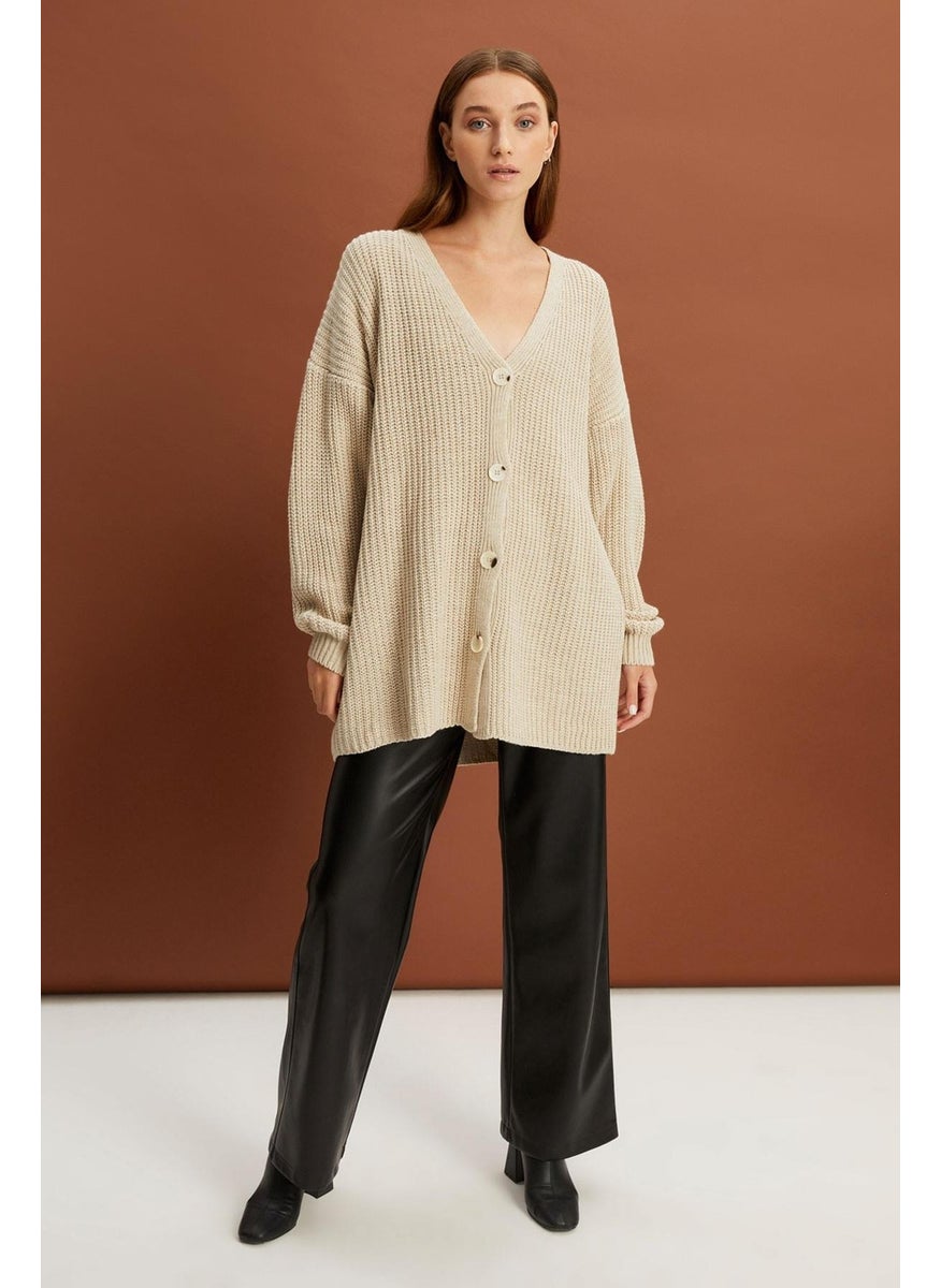Alexander Gardi Buttoned Long Knit Cardigan (B22-5755-STD)  - Image 3