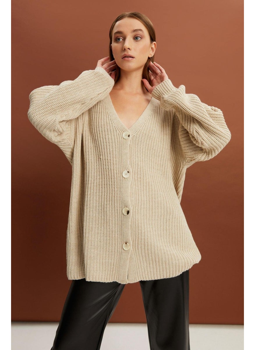 Alexander Gardi Buttoned Long Knit Cardigan (B22-5755-STD)  - Image 2