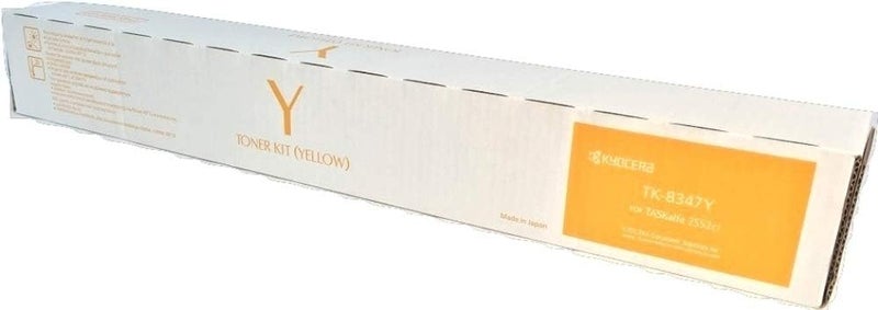 Kyocera TK8347Y TasKalfa 2552 2553 Toner Cartridge Yellow in Retail Packaging - Image 1
