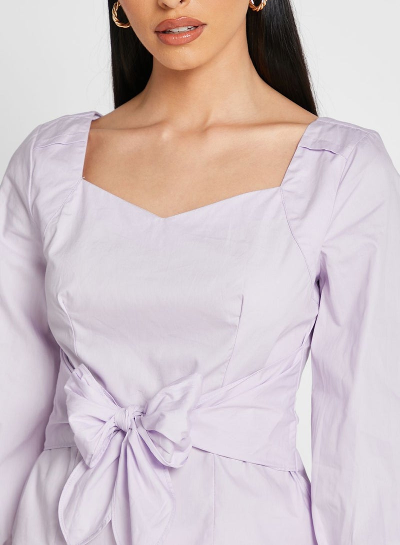 ايلا بلوزة باربطة خصر - Image 3