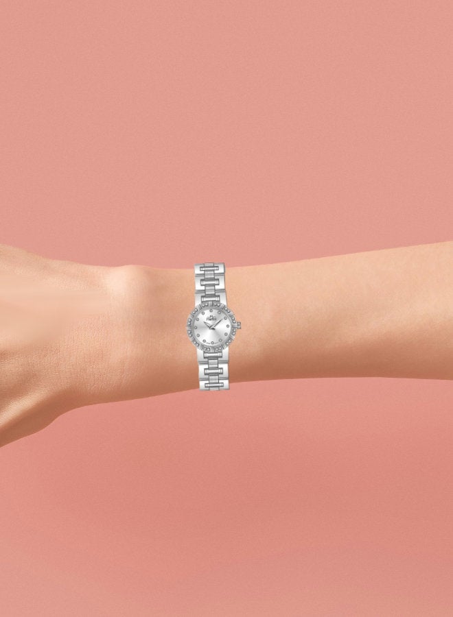 MARTINI Elegant Martini Women's Watch Stylish Silver Dial Stainless Steel Band Water Resistant Perfect for Casual and Formal Wear B4M5331 - Image 3