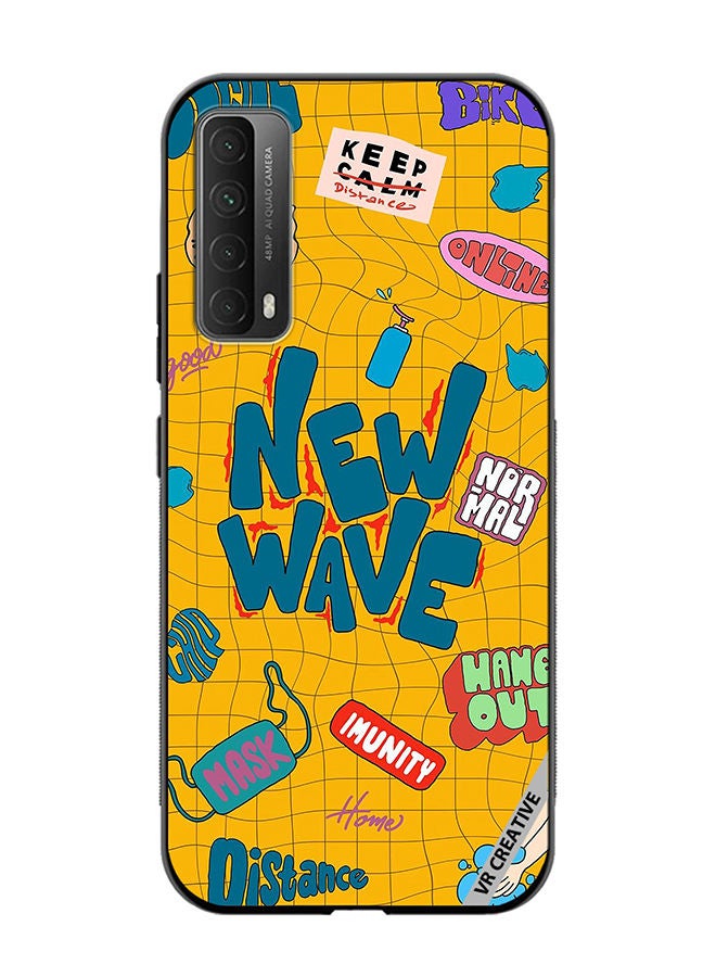 VR CREATIVE Protective Case Cover For Huawei Y7a Multiple Logo Design  Multicolour - Image 1