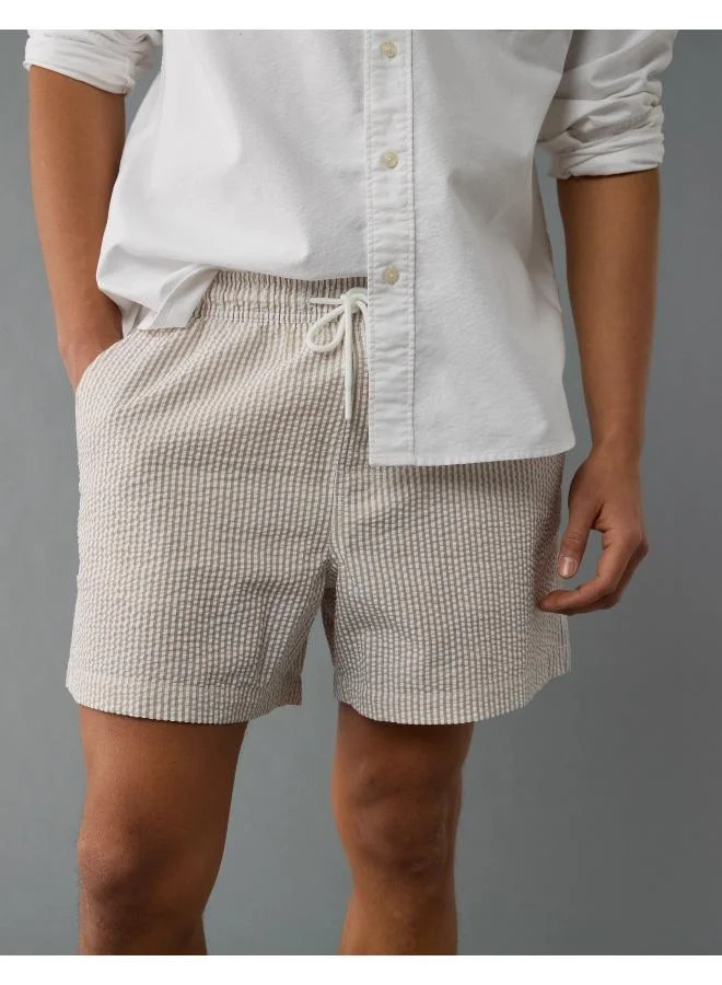 American Eagle Swim trunks that look as good on the street as they do on the beach.