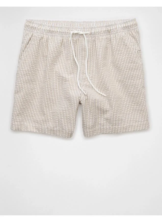 American Eagle Swim trunks that look as good on the street as they do on the beach.