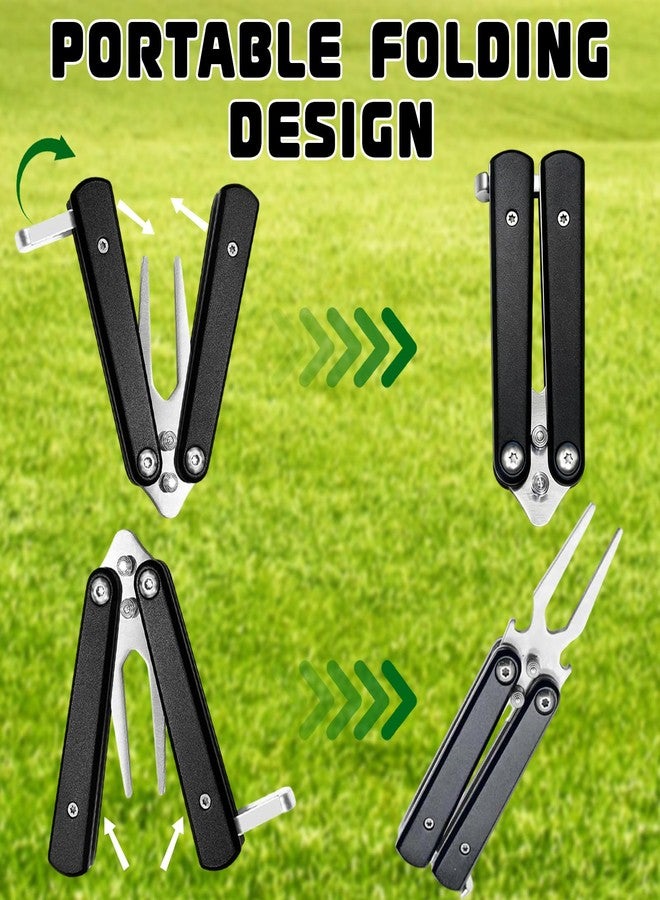 TOTITOM Golf Divot Repair Tool, 2025 New Metal Foldable Golf Alloy Fork, Golf Divot Tool with Bottle Opener, Golf Accessories for Men and Women Essential, Ideal Gift for Golf Enthusiasts - Image 5