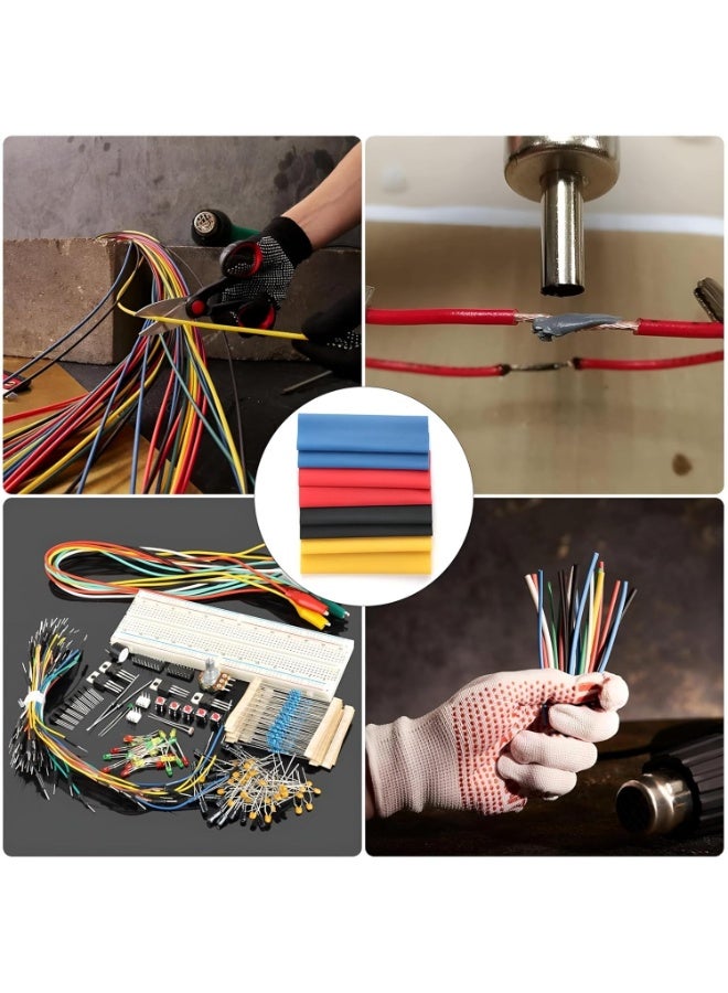 164 Pcs Multi-Color Heat Shrink Tubes (2:1 Shrink Ratio) – Waterproof Electrical Insulation Sleeves for Wire Repair, Cable Wrapping, Automotive and Home DIY Applications – UL Approved, 8 Sizes - Image 3