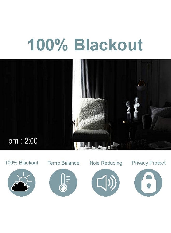 كاسابلو ستائر معتمة من قطعتين من البوليستر (فولاذ) من كاسابليو كشميري مع رباط خلفي، لغرفة النوم وغرفة المعيشة (زيتوني، 7 أقدام × 4.2 أقدام) - Image 5