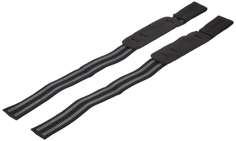 Harbinger 20500 Big Grip No-Slip Nylon Lifting Straps with DuraGrip, Padded, 21.5", Black - Image 2