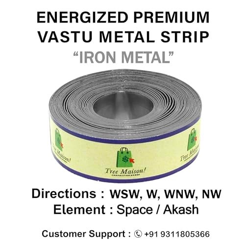 TREEMAISON Iron Strip for Vastu Remedy | Width-0.5 Inch | Thickness -0.3mm | Length-8 Feet Approx | Vastu Strips for Zone Balancing/Toilet |Strip Remedy (Pack of 2) - Image 4