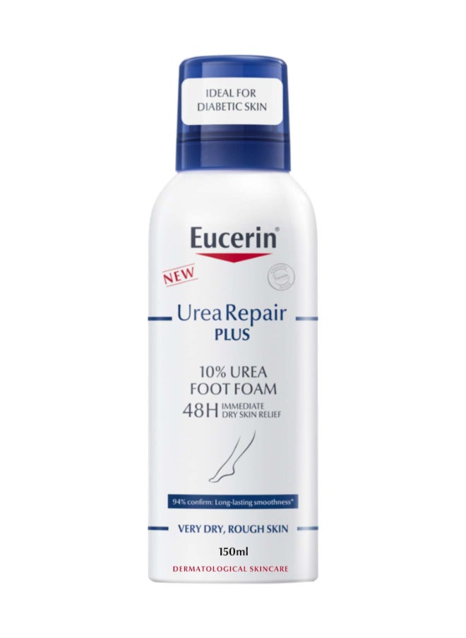 Eucerin UreaRepair Plus 10% Urea Foot Foam with Ceramide, Smoothes Callouses and Thickened Heels 150ml  - Image 2