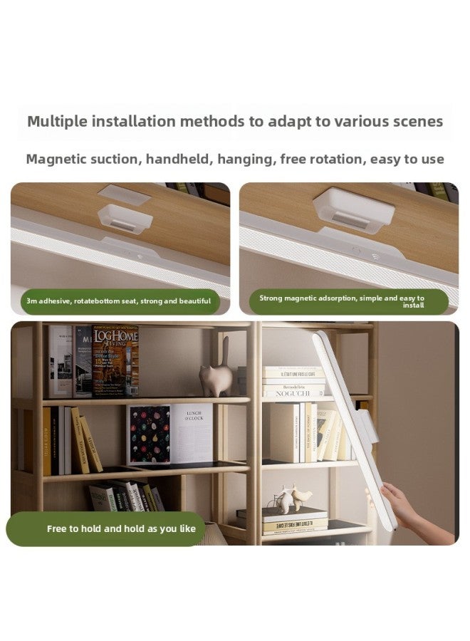 Creative Led Eye Protection Desk Lamp Charging Cool Dead Lamp Dormitory Study Special Bedside Reading Night Light Student Gift-Specifications:Lengthened 42CM Remote Control Model [base Magnetic Suction Three Color Temperature Touch/remote Control Charging Plug Dual] Data Line Charging Head - Image 4