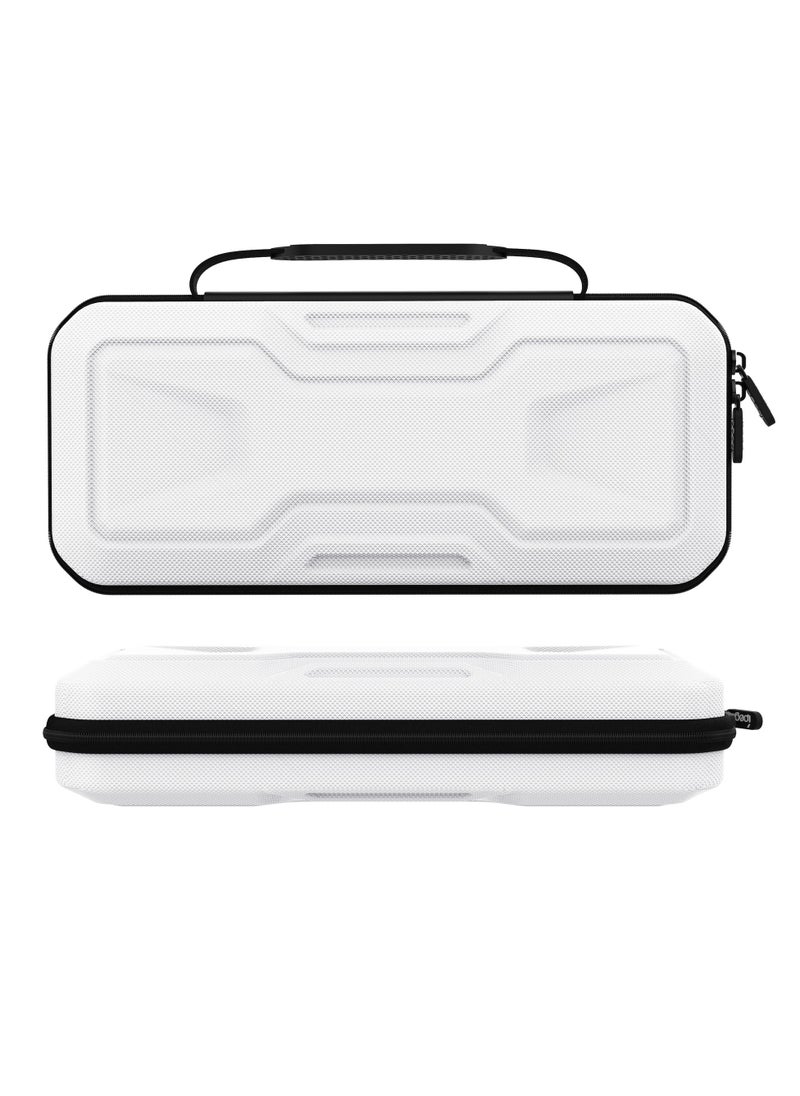 Generic - Carrying Case for Playstation Portal Hard Shell Portable Travel Storage Handbag for PS5 Portal Full Protection Handheld Case Accessories for Playstation Portal Remote Player (White) - Image 1