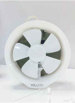 MILLION Exhaust Wall Fan for Kitchen and Bathroom 15cm White  - Image 1