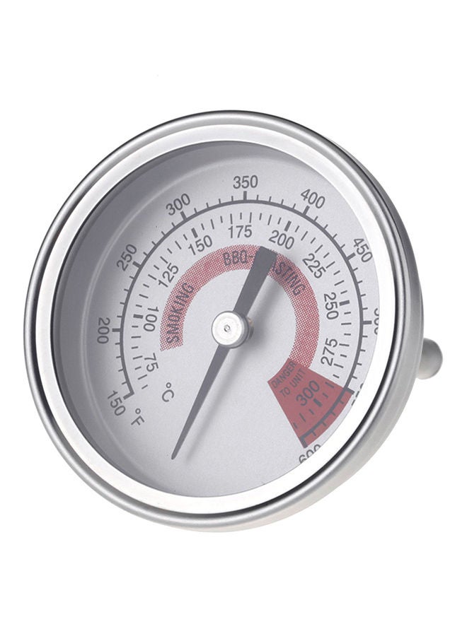 NIBEMINENT Barbecue Smoker And Grill Thermometer Silver 63mm