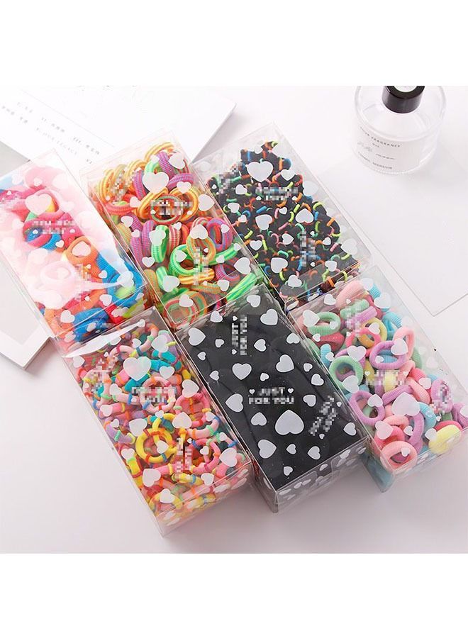 5 Boxes of 500 Pieces Elastic Hair Ties Gift Set - Image 4