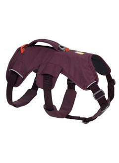 RUFFWEAR , Web Master, Multi-Use Support Dog Harness, Hiking and Trail Running, Service and Working, Everyday Wear, Purple Rain, Large/X-Large  - Image 1