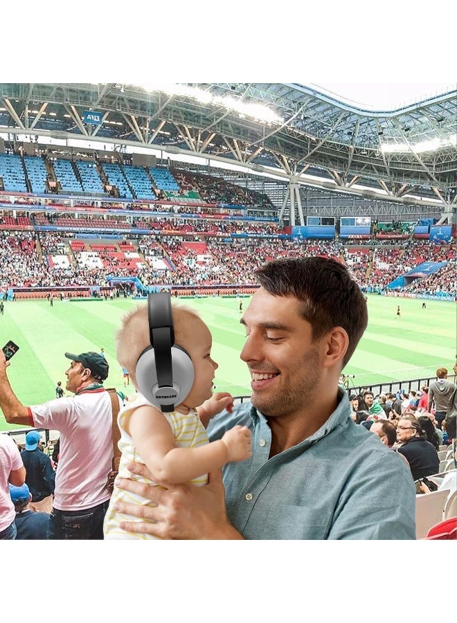 BBTKCARE Baby Noise Cancelling Headphones - Baby Ear Protection - Comfortable & Safe - Grey - Image 4