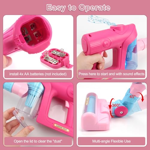Jenilily Kids Vacuum Cleaner Toy for Toddlers - Toy Vacuum Set Pretend Role Play Household Toys with Sound Effects for Age 3+ Boys Girls Learning Toys Birthday - Image 3
