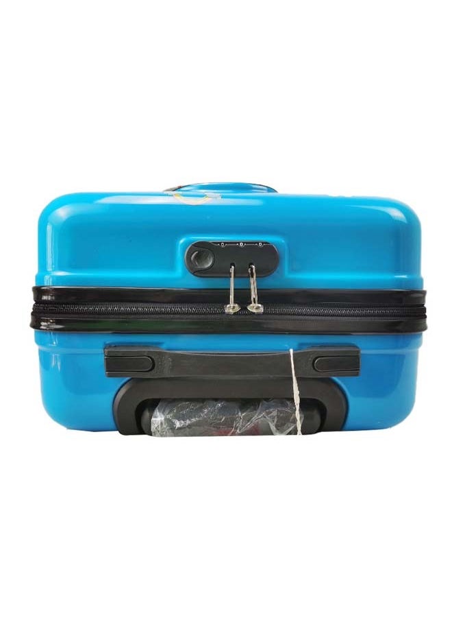 Reflection Kids Embossed Hard Luggage Suitcase, Lightweight Trolley Bag with 360° Spinner Wheels Blue, 18 inches  - Image 5