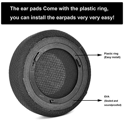 defean Upgrade Virtuoso XT Thicker Earpads - Cushion Compatible with Corsair Virtuoso RGB Wireless SE Gaming Headset, Breathable Ear pad, High-Density Noise Cancelling Foam - Image 4