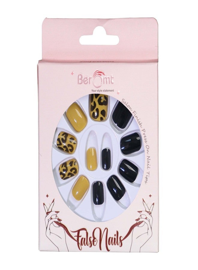 Beromt animal print nails - BFN1037APN - Image 1