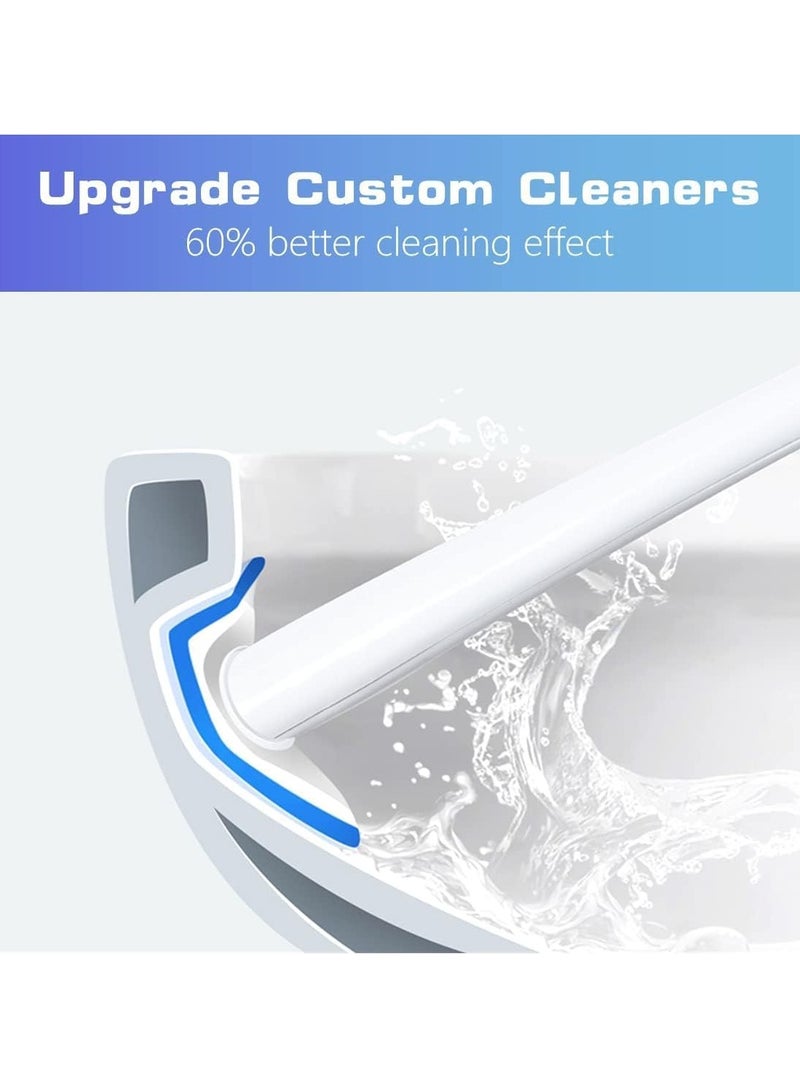 Disposable Toilet Brush Refill, 20 Pack Disposable Toilet Bowl Brush Cleaner Heads, Magic Wand Toilet Bowl Cleaner Refills, Toilet Wand Refills for Bathroom Cleaning Set - Image 4